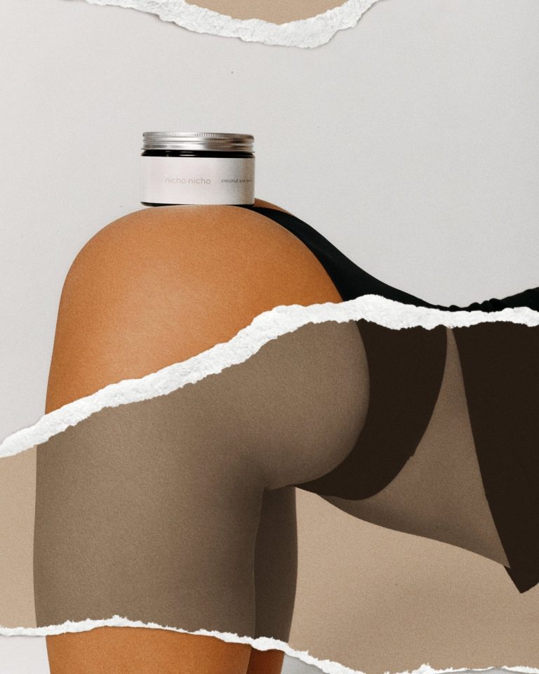 Фотосессия скраба nicho-nicho, стильные снимки для бренда от фотографа Виктории Дячок